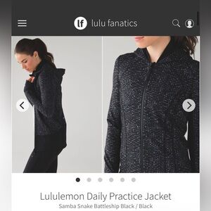 Lululemon Daily practice jacket